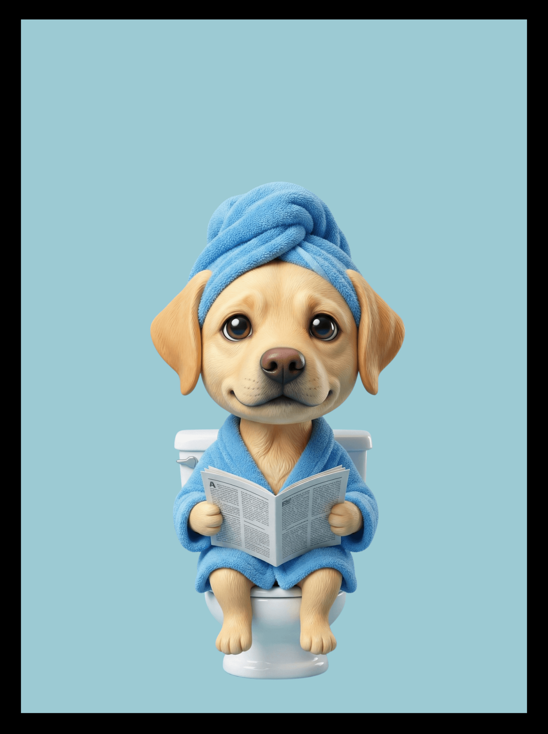 Spa Day Pup portrait