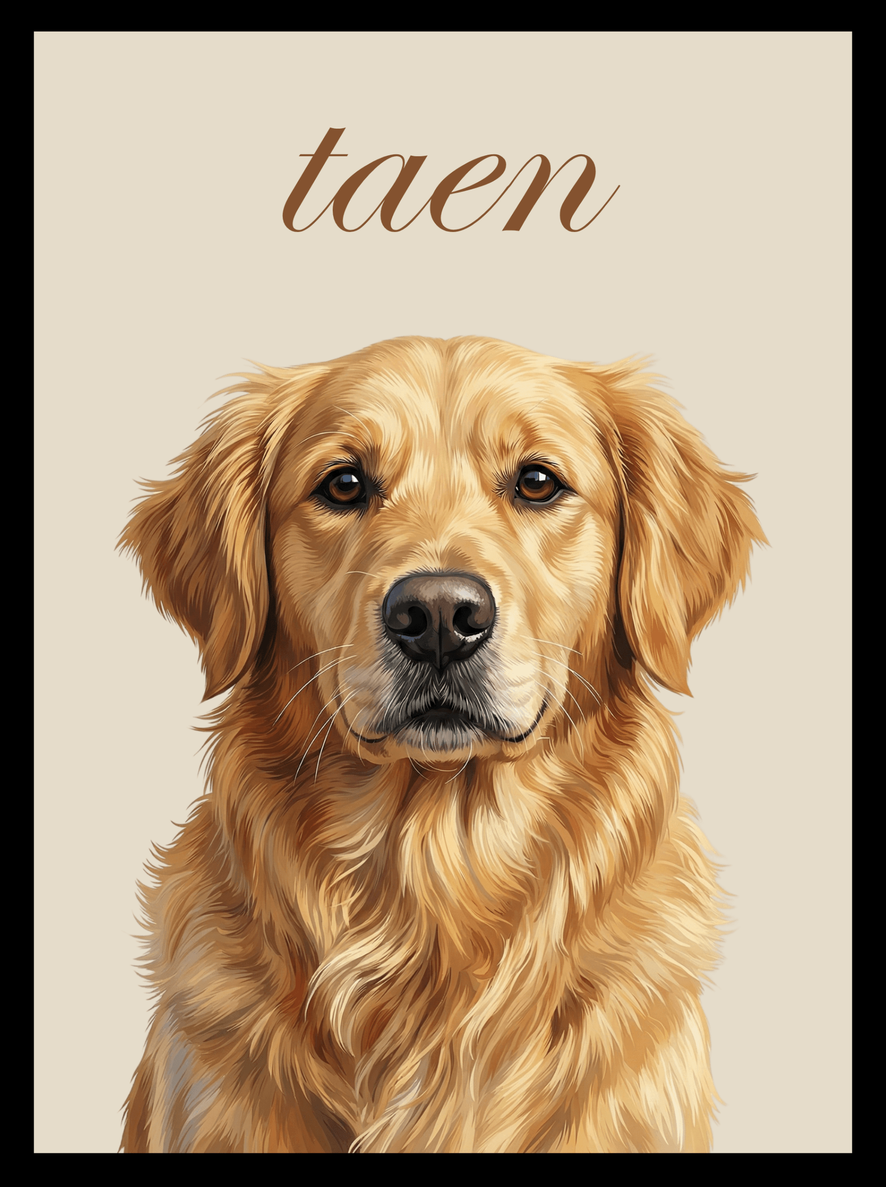 Golden Grace portrait