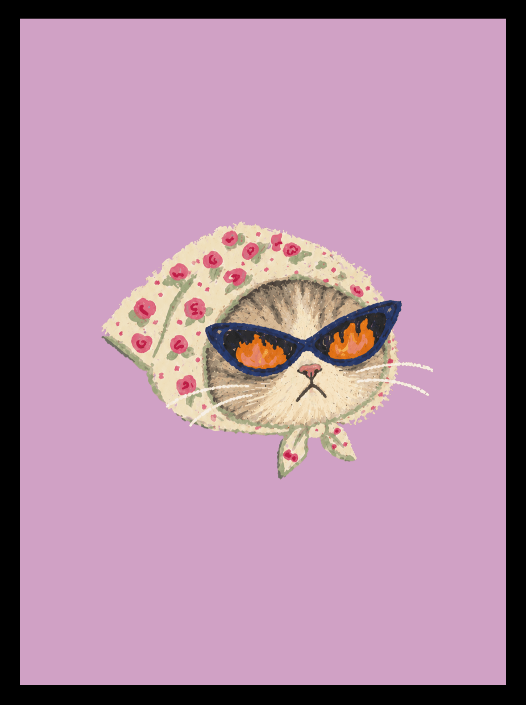 Pink Danger portrait