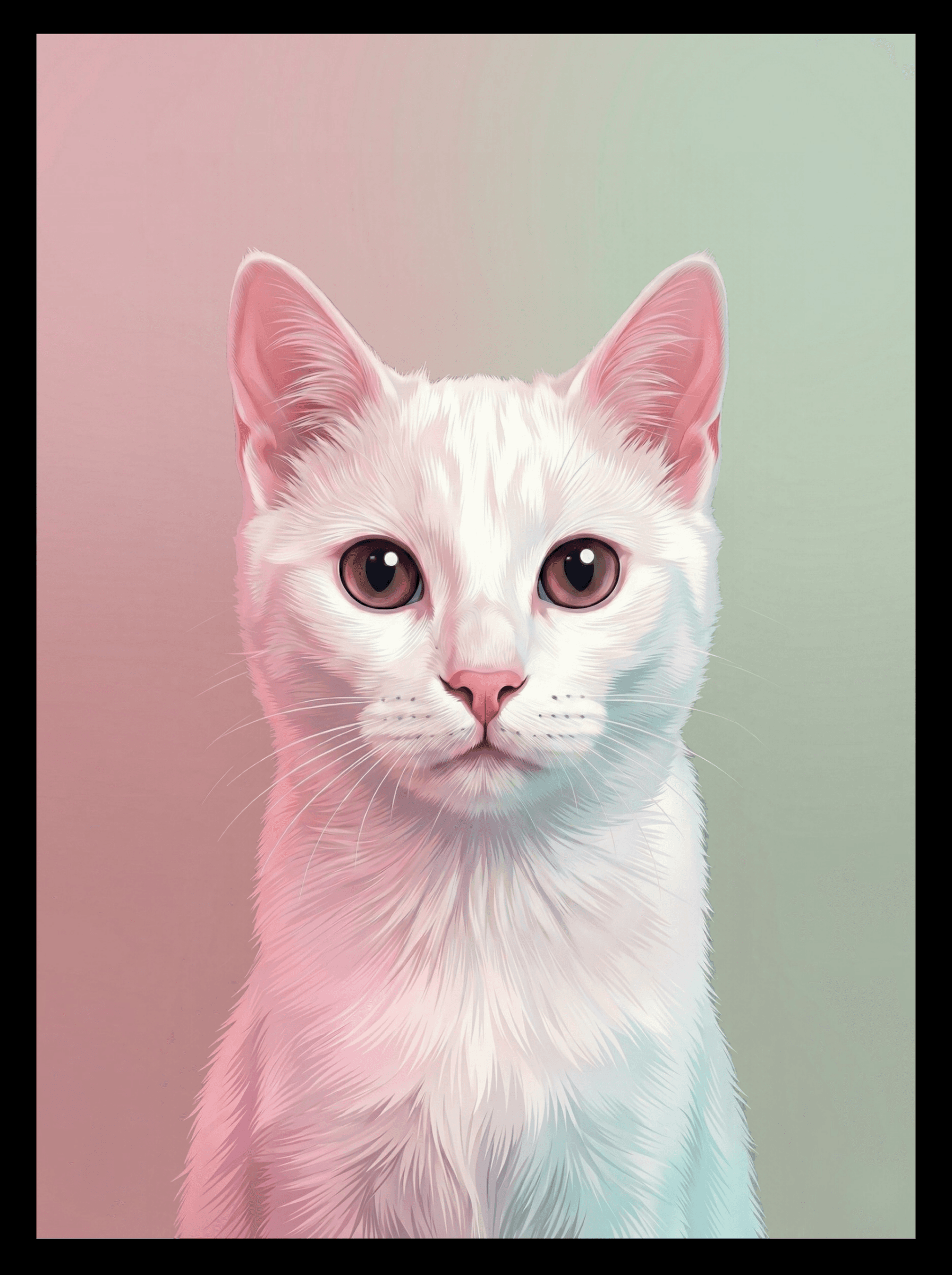 Pastel Aura portrait