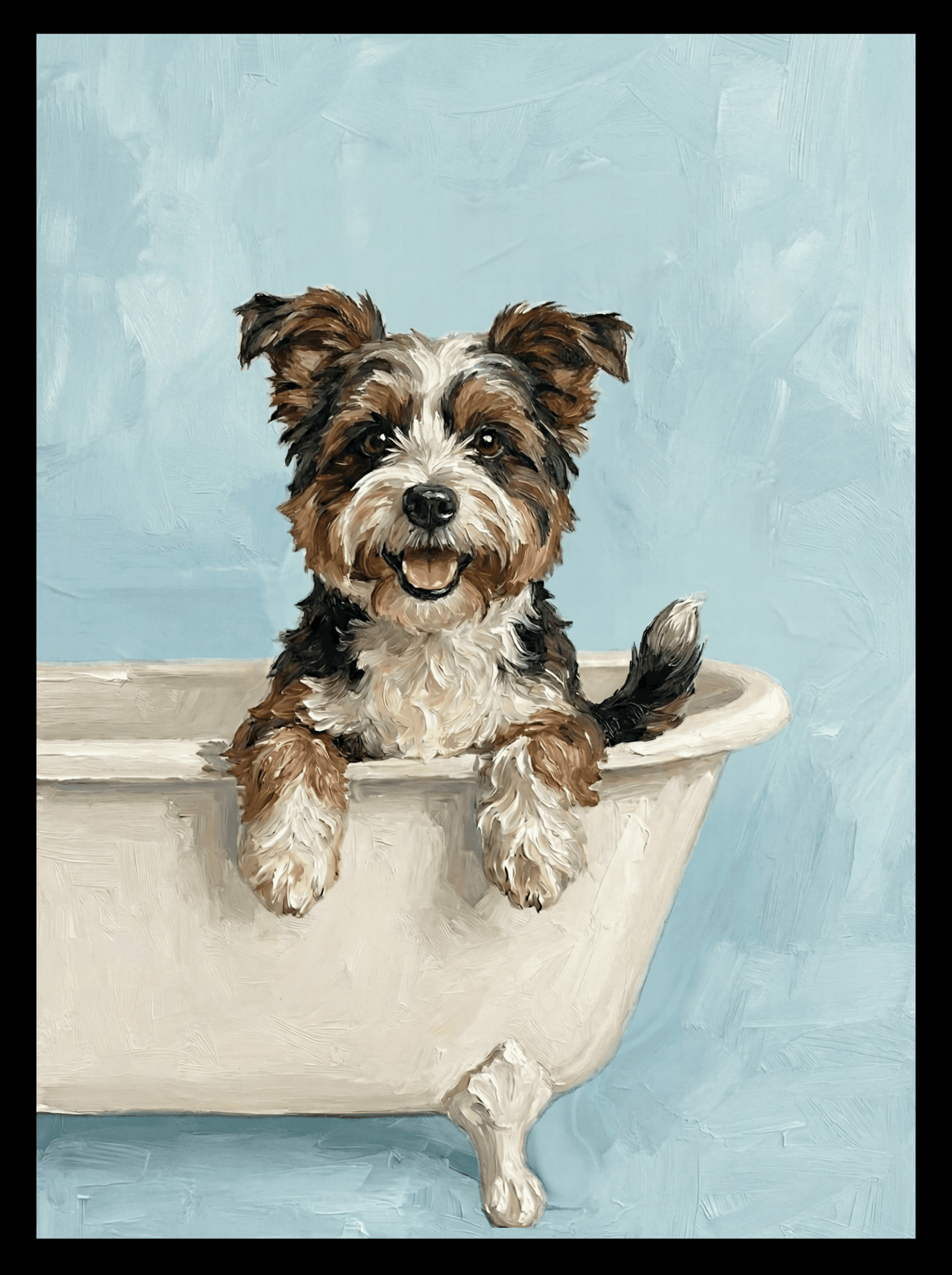 Tub Time portrait